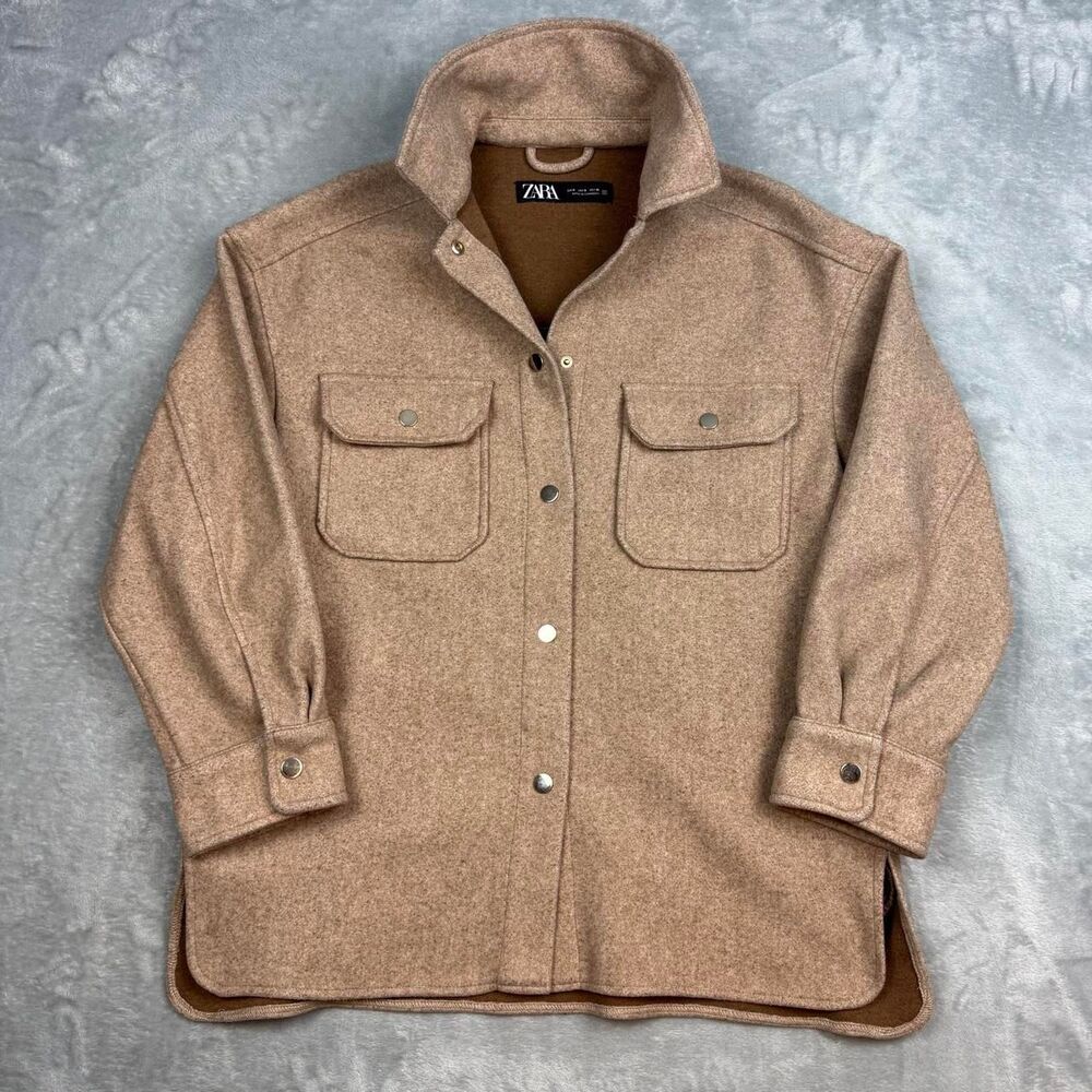 Zara Men's Tan and Brown Jacket